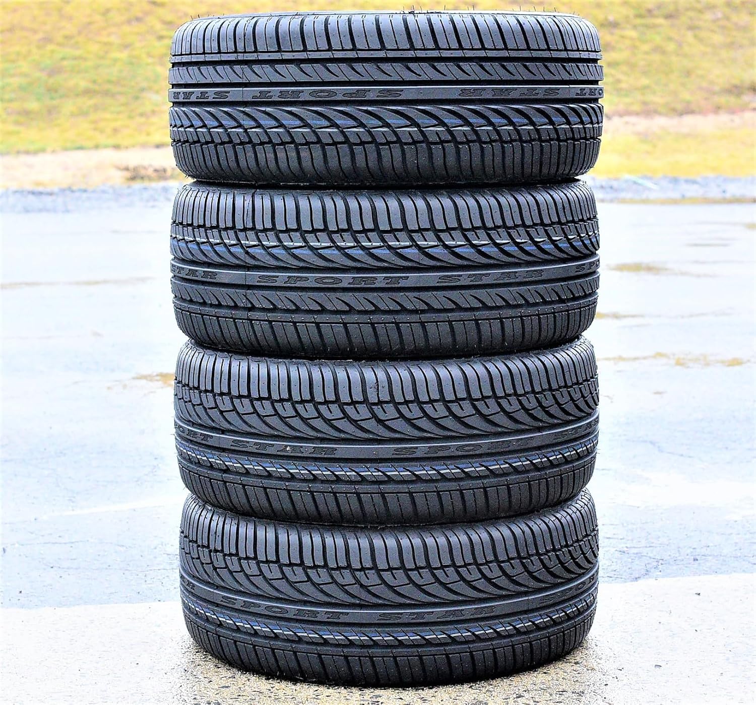 Set of 4 All-Season Radial Tires 245/50R20 Load Range SL 4-Ply BSW Black Side Wall UTQG 380AA J57997
