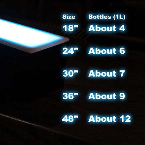 LED Liquor Bottle Display Shelf - 1 Tier - 36" U893
