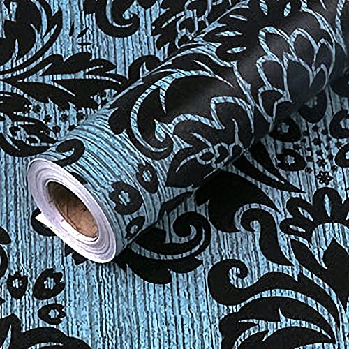 Damask Peel and Stick Wallpaper 17.7" x 32.8ft Vinyl Roll B284