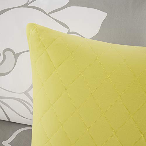 Grey/Aqua Cal King 7 Piece Sateen Cotton Comforter Set K23074