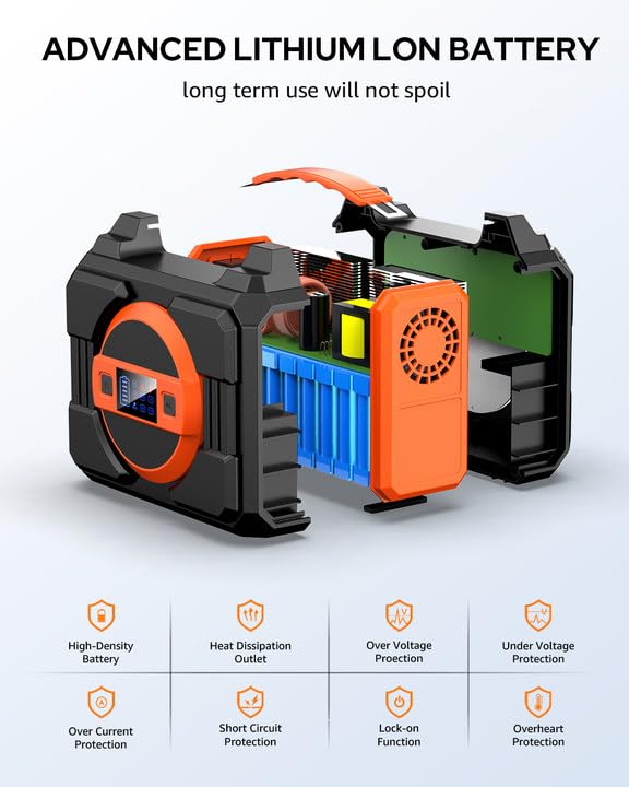 Portable Solar Generator 300W 220Wh with 40W Solar Panel V973436