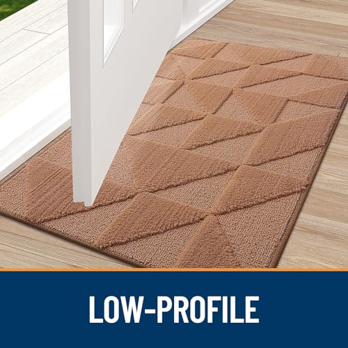 Non-Slip Absorbent Washable Door Mat (59x36 inches, Black) I77972