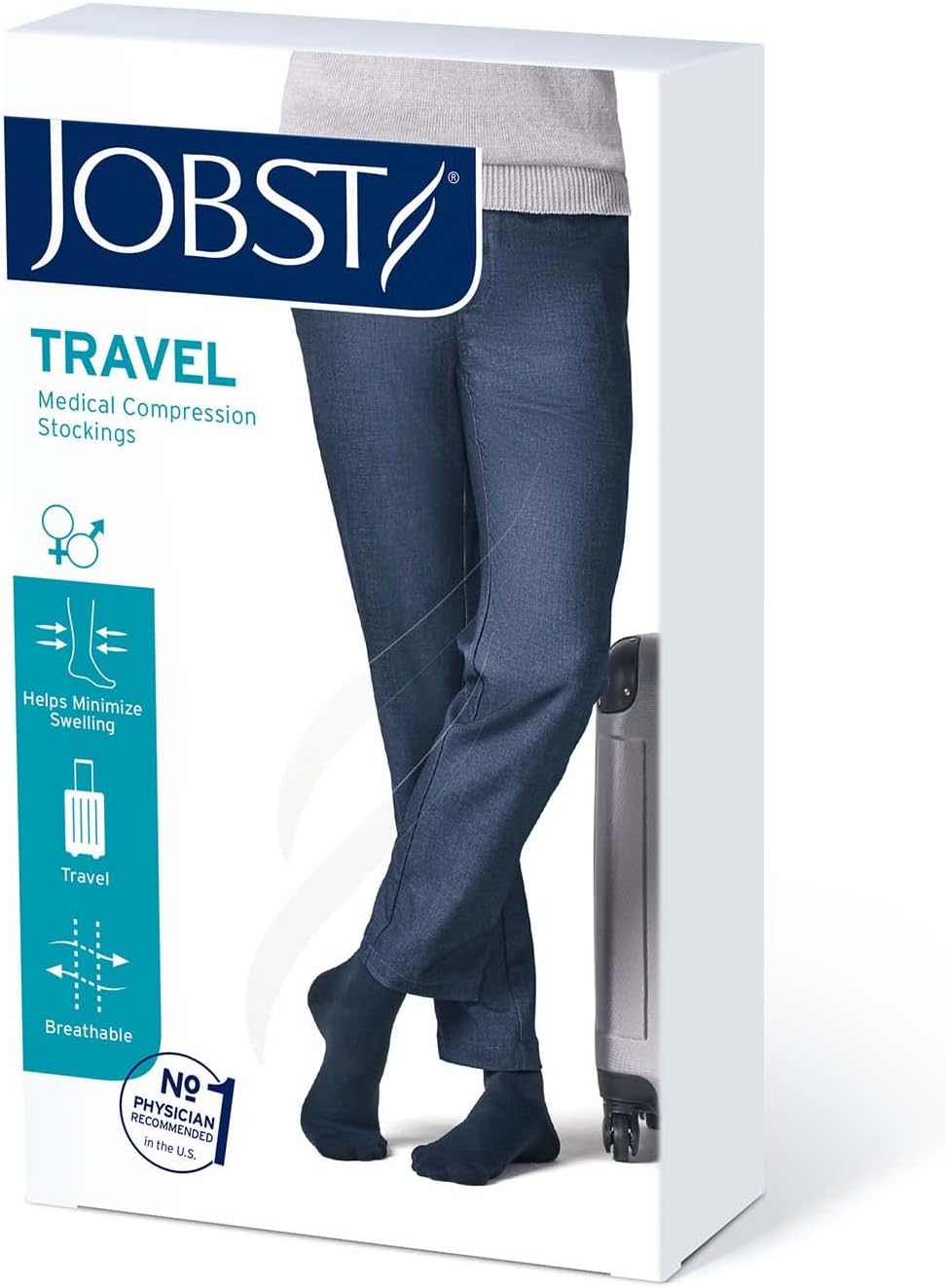 15-20 mmHg Knee High Closed Toe Compression Socks X5554