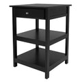 Black Finish Printer Stand U481530