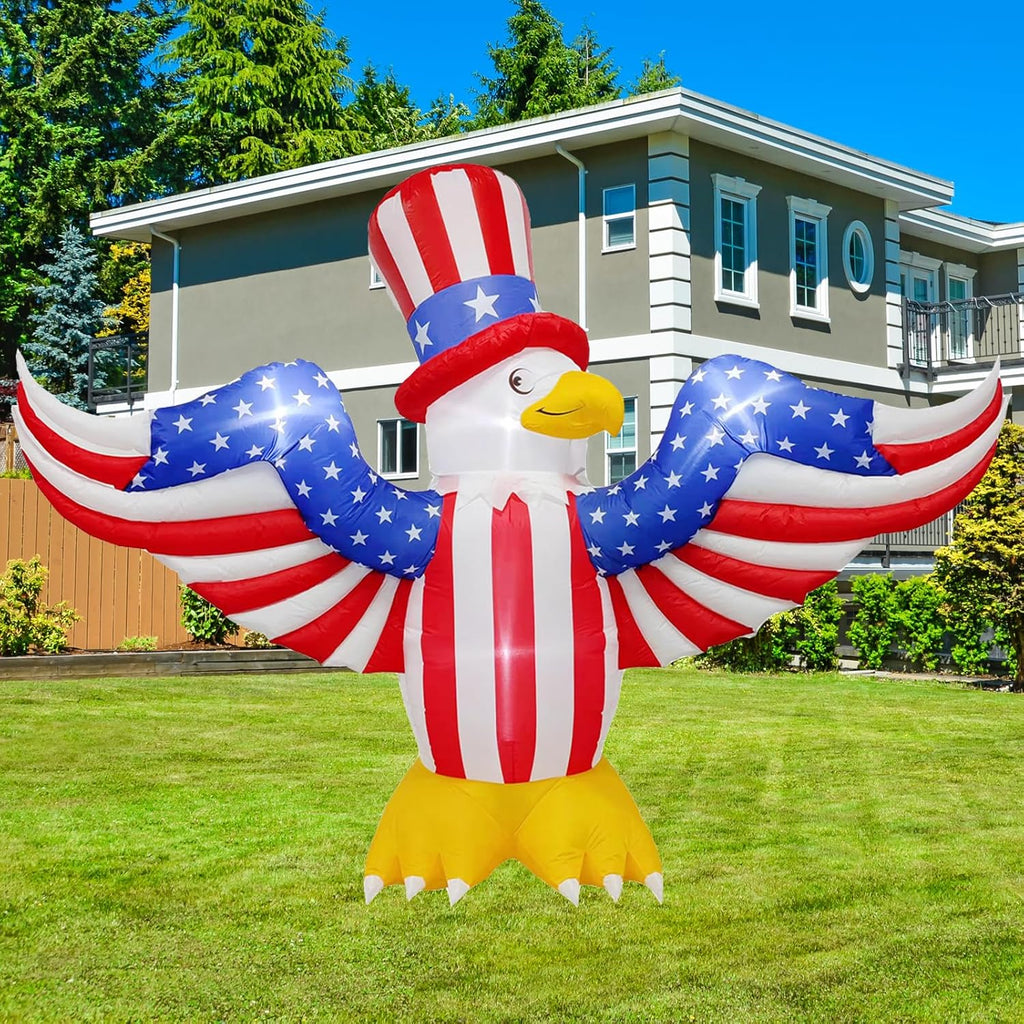 7.2FT Inflatable American Bald Eagle with LEDs I1631
