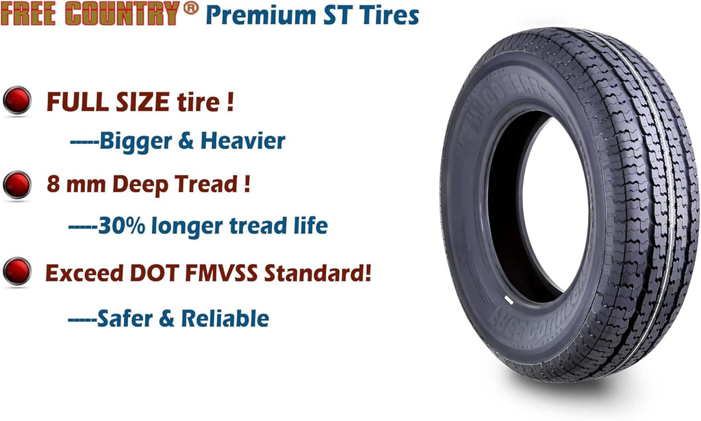 Trailer Tire ST215 75R14 8PR Load Range D B497