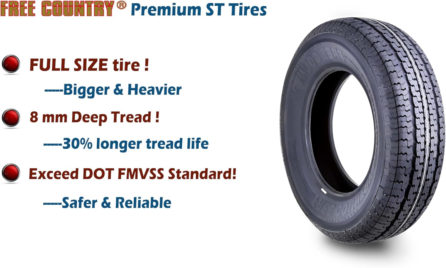 Trailer Tire ST215 75R14 8PR Load Range D B497