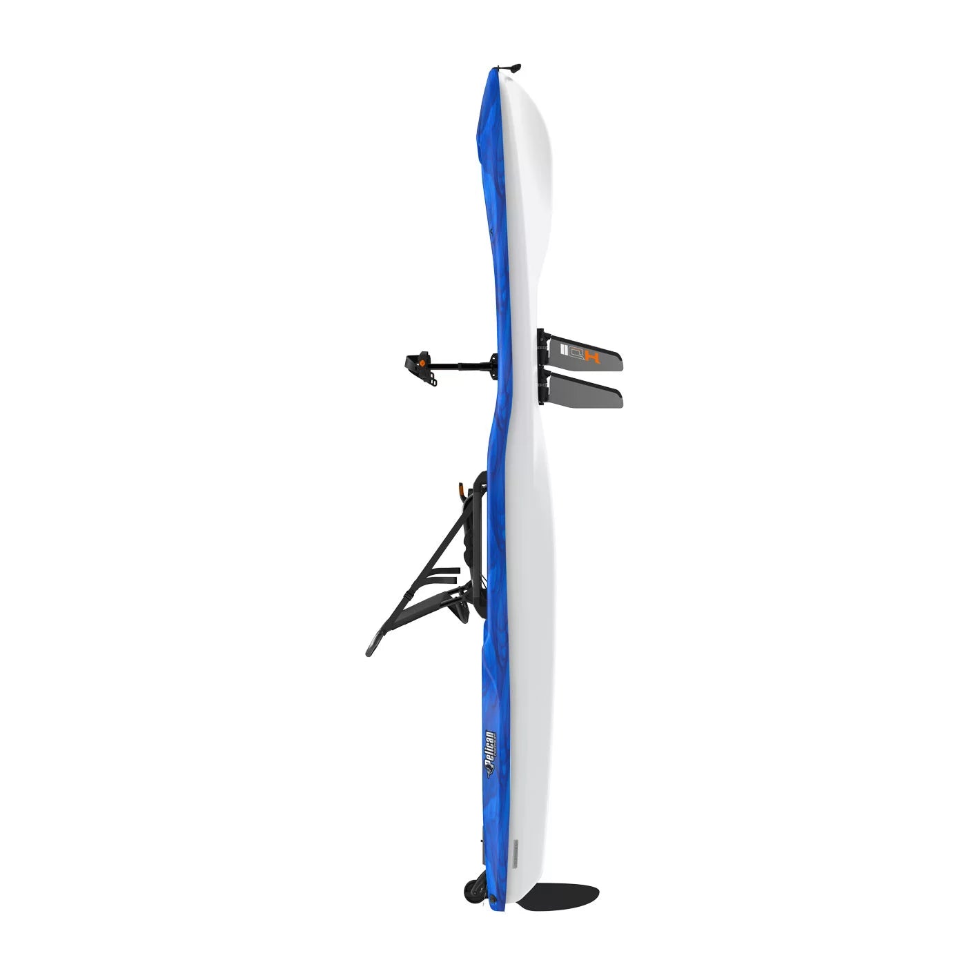Sit-on-Top Recreational Pedal Kayak - 10 ft - Vapor Deep Blue/White V29004