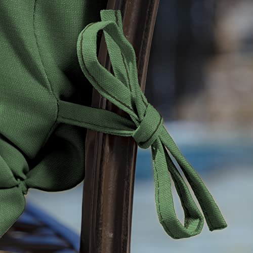 Sapphire Blue 20 in x 20 in Weather-Proof Patio Cushion W735455