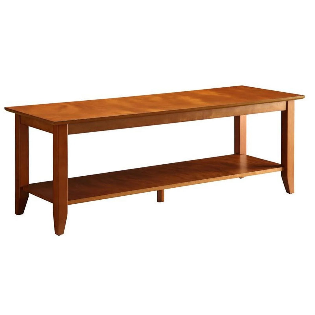 Cherry Coffee Table with Shelf J596