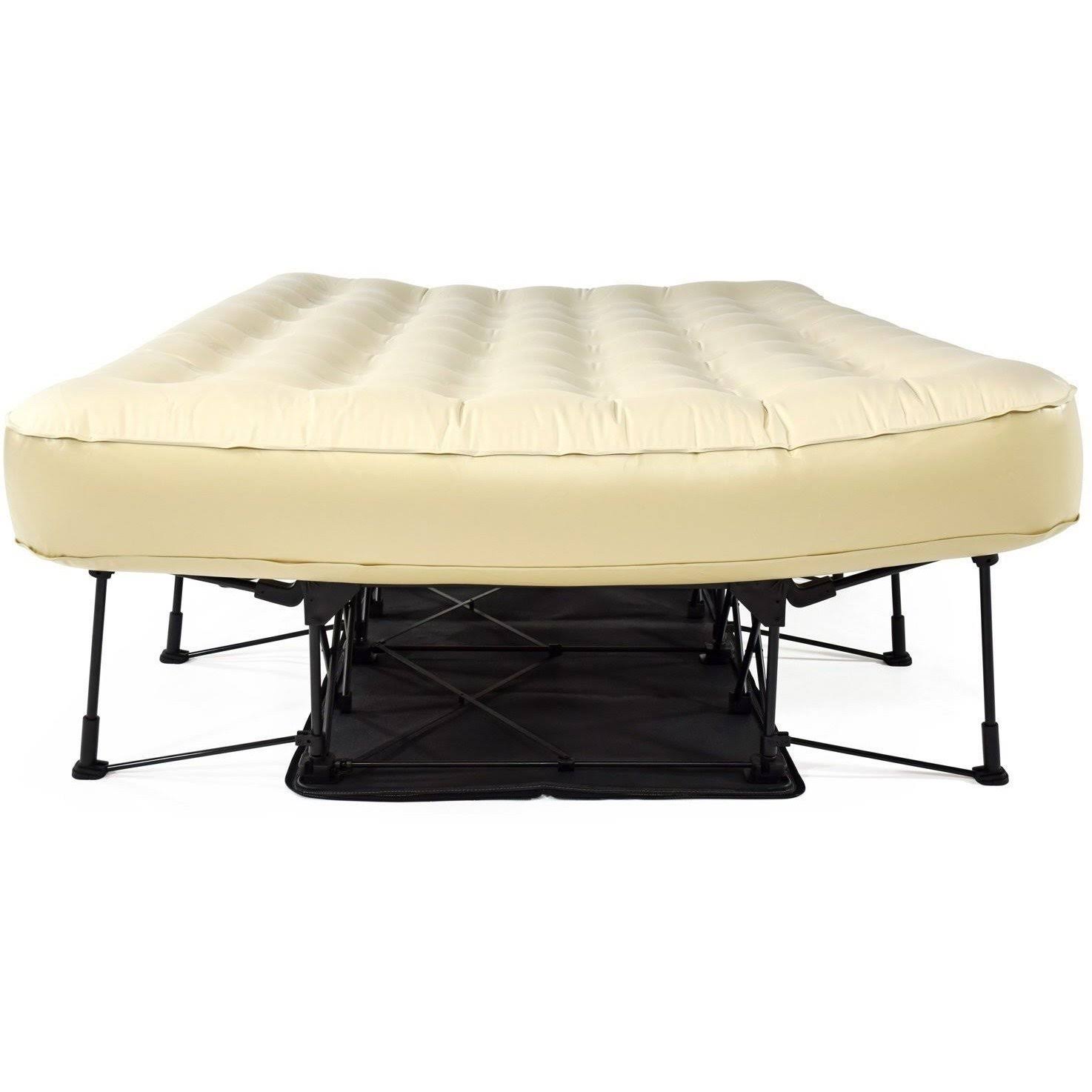 Queen Air Mattress with Frame and Rolling Case O22831