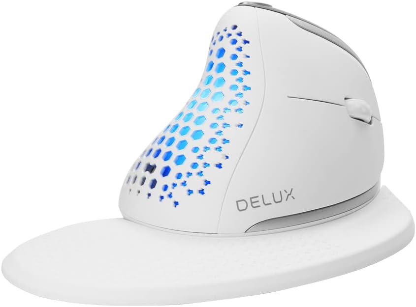 Wireless Ergonomic Vertical Mouse with OLED Screen, 7200DPI, Rechargeable C330
