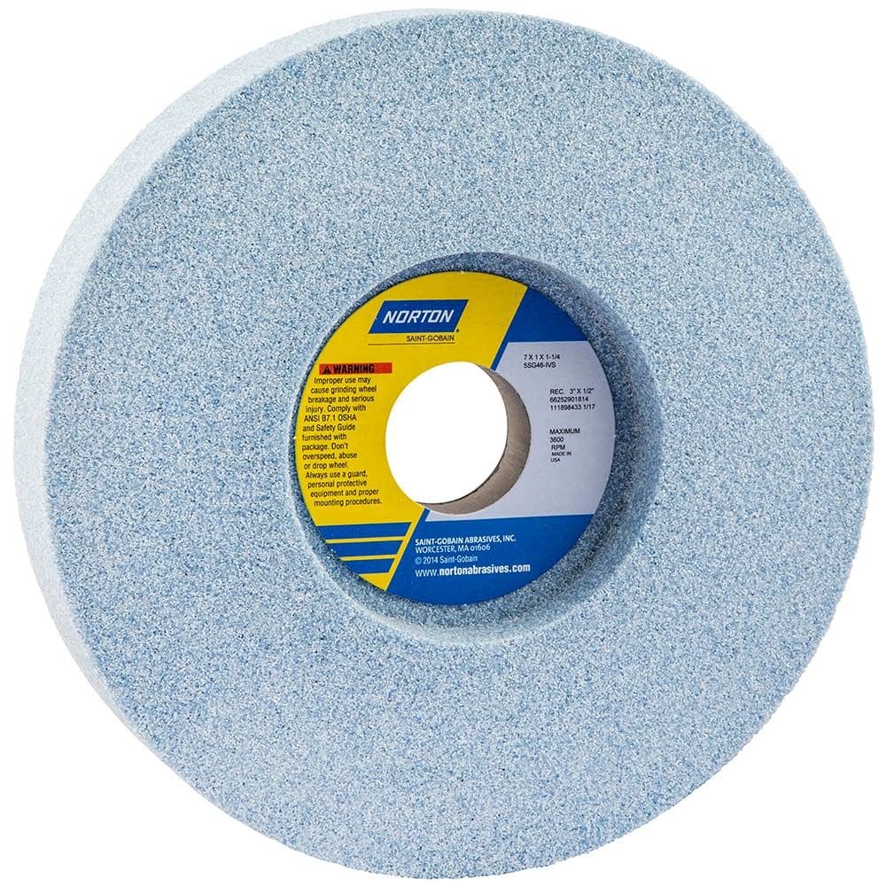 Recessed Grinding Wheel, 7X1X1.25, pk5 I913