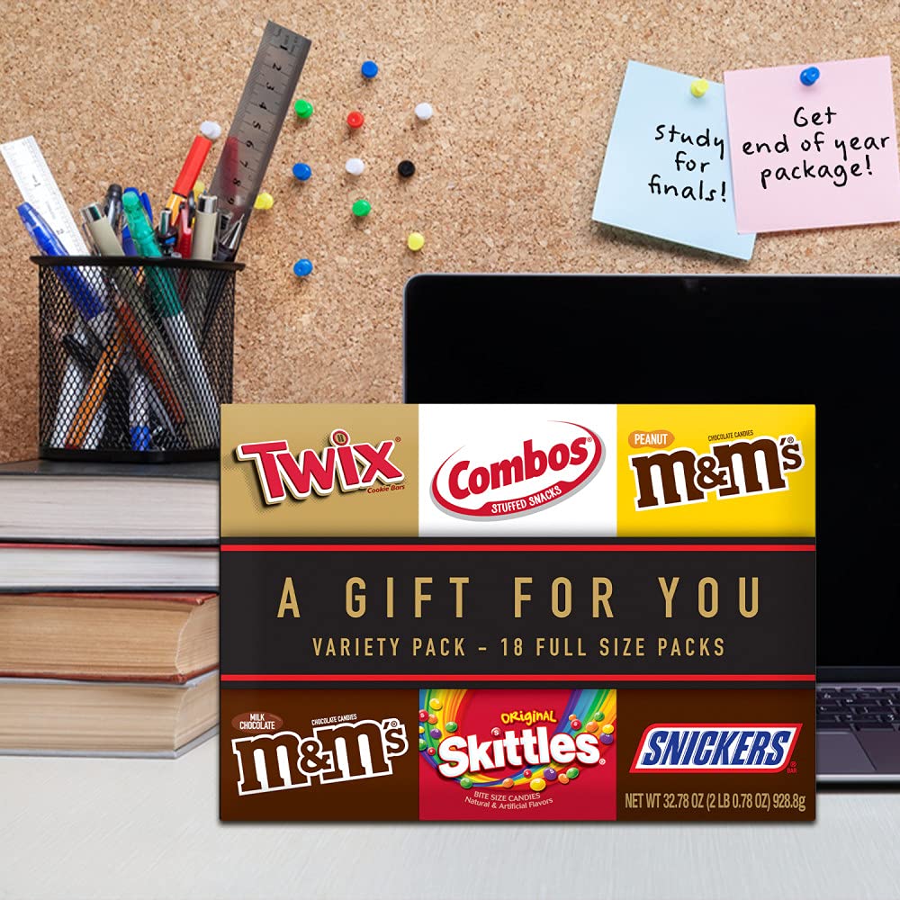 18 Full Size Candy Bars Gift Box, 2.78 pounds N802