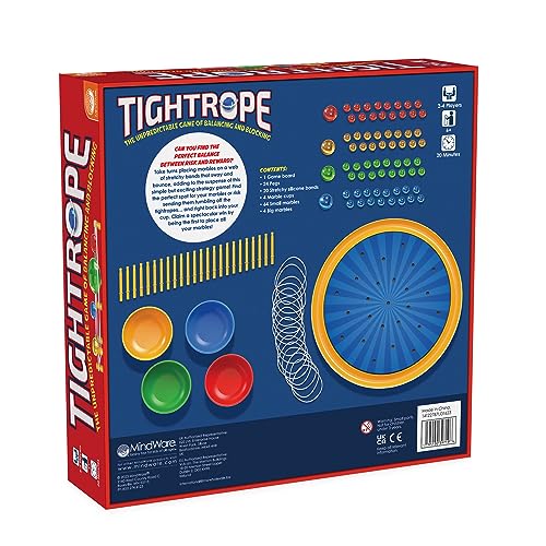 Tightrope Strategy Board Game, 2-4 Players, 20 Min Play Time Q595014