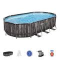20' x 12' x 48 Oval Above Ground Swimming Pool Set P6915