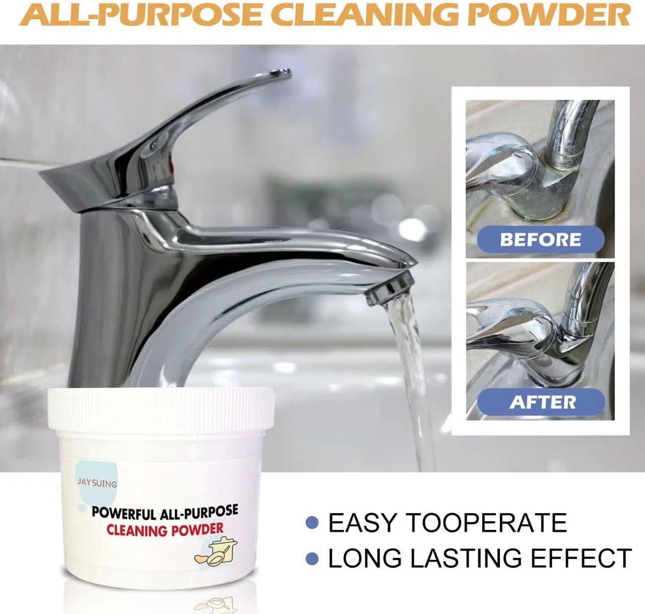Foam Rust Remover Kitchen Cleaner All-Purpose Cleaning Powder (250) F557