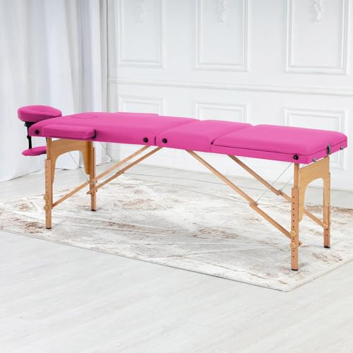 24 inch Wide Folding Height Adjustable Massage Table with Non-Woven Bag S16133