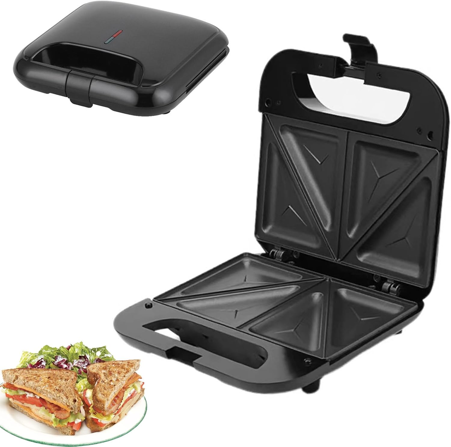 Waffle Maker with Removable Non-Stick Tray, 2-Slice, 750W C593