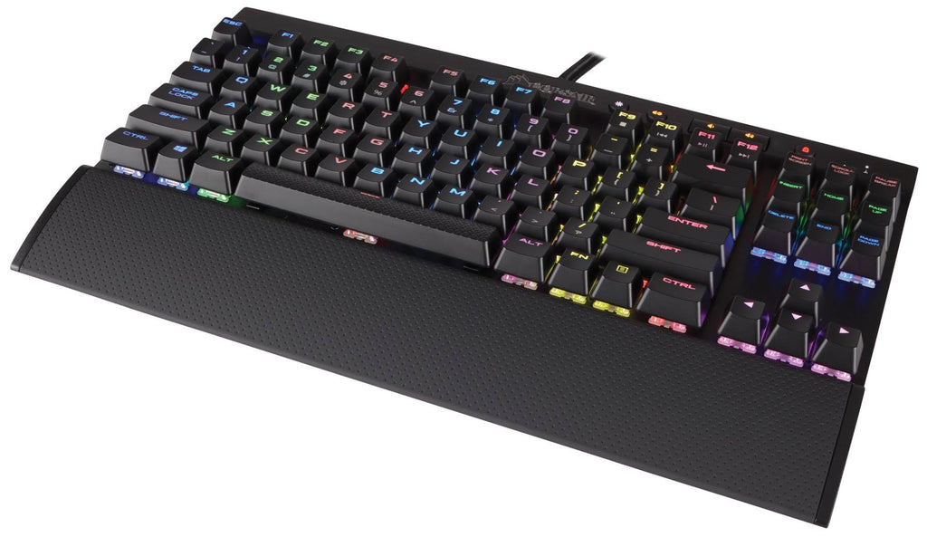 Compact Mechanical Gaming Keyboard with Cherry MX Speed RGB J408573