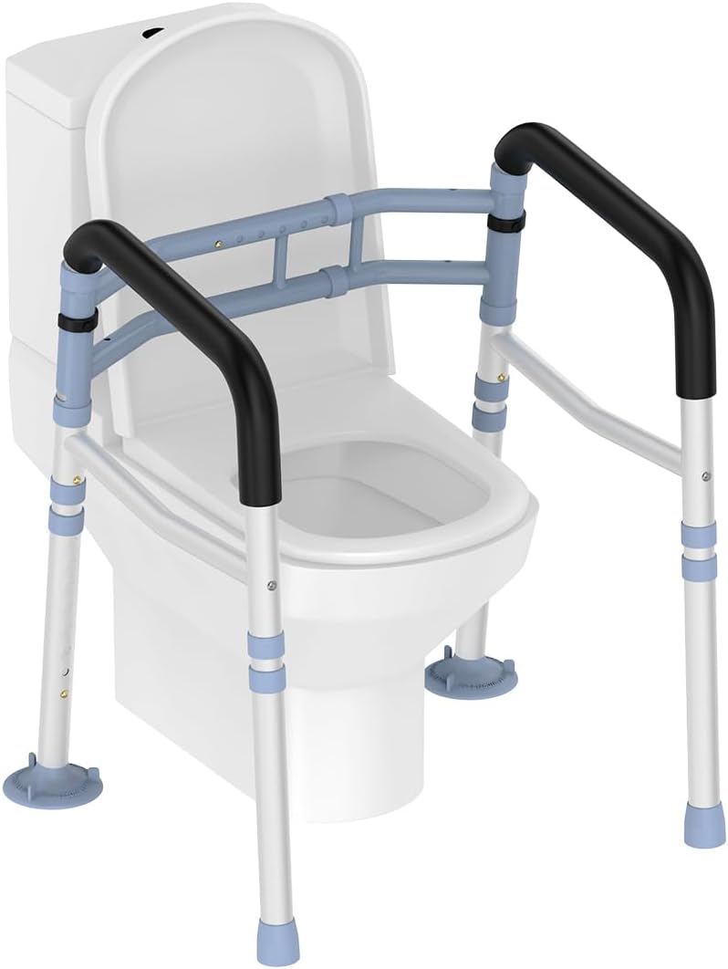 Adjustable Width Folding Toilet Safety Rail B176