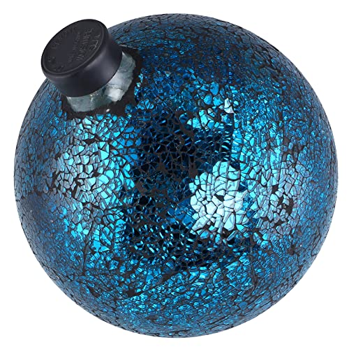 10-Inch Glass Gazing Ball Navy Blue G543847