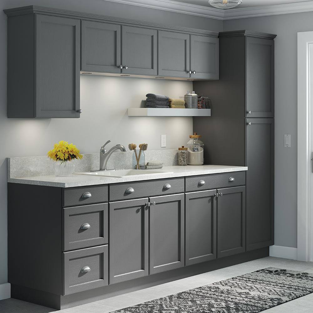 Unfinished Beech Frameless Base Cabinet with Drawer W845062