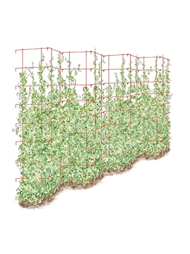 Expandable Pea Trellis, Powder-Coated Steel, 9'-3" L x 64" H E779
