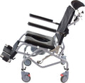 Tilt-in-Space Reclining Shower Commode Chair with Locking Casters C762
