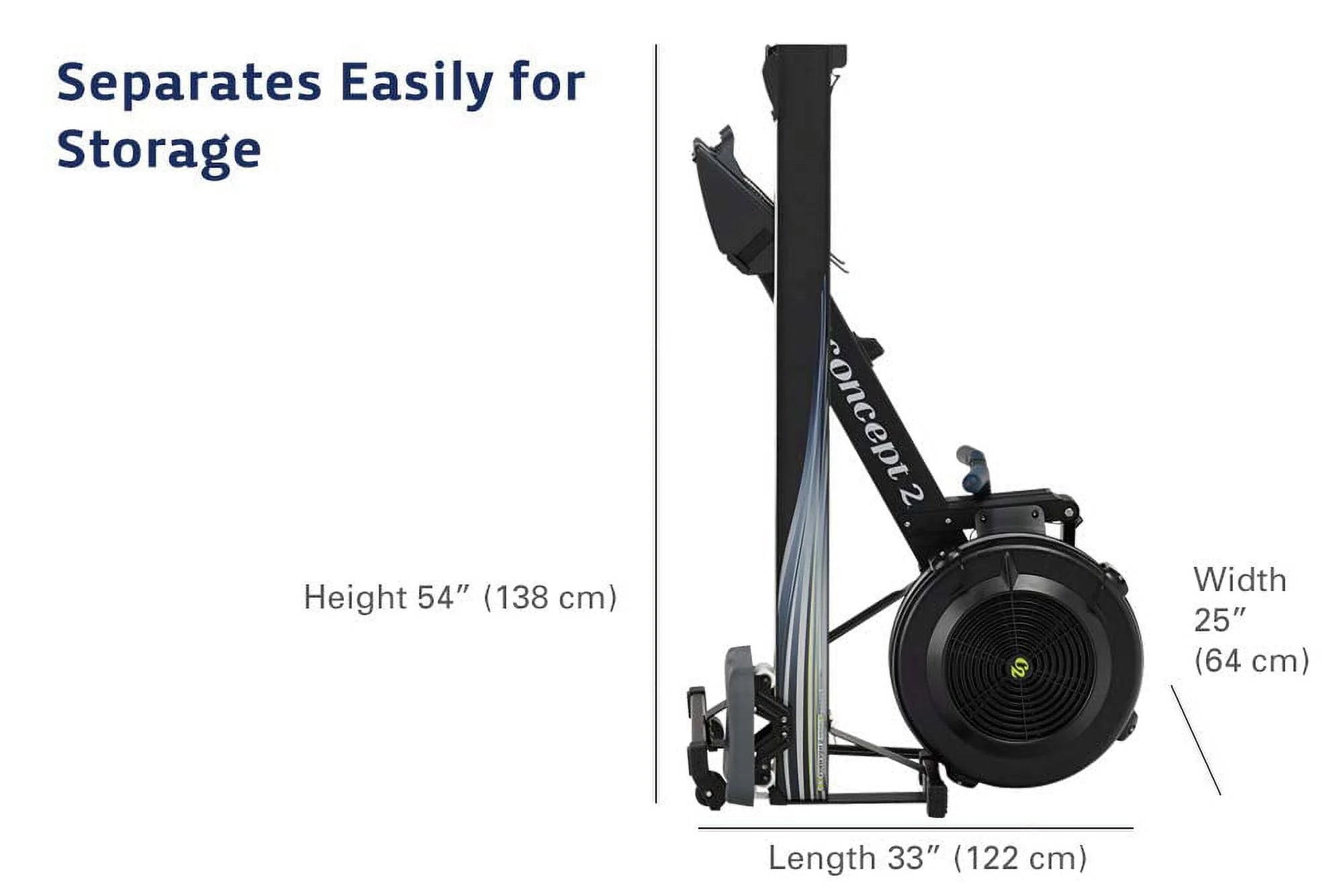 Black Indoor Rower with PM5 W788823
