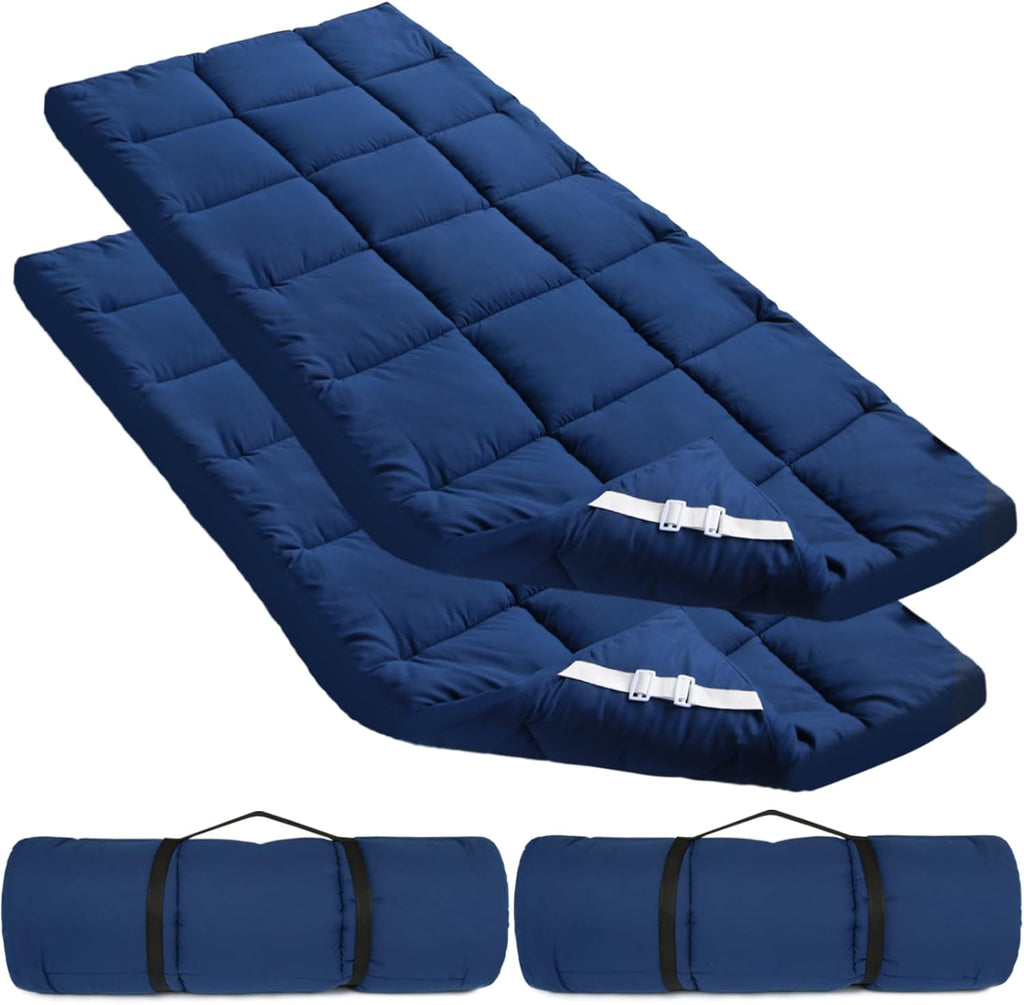 Navy Cot Mattress Topper 2 Pack K705