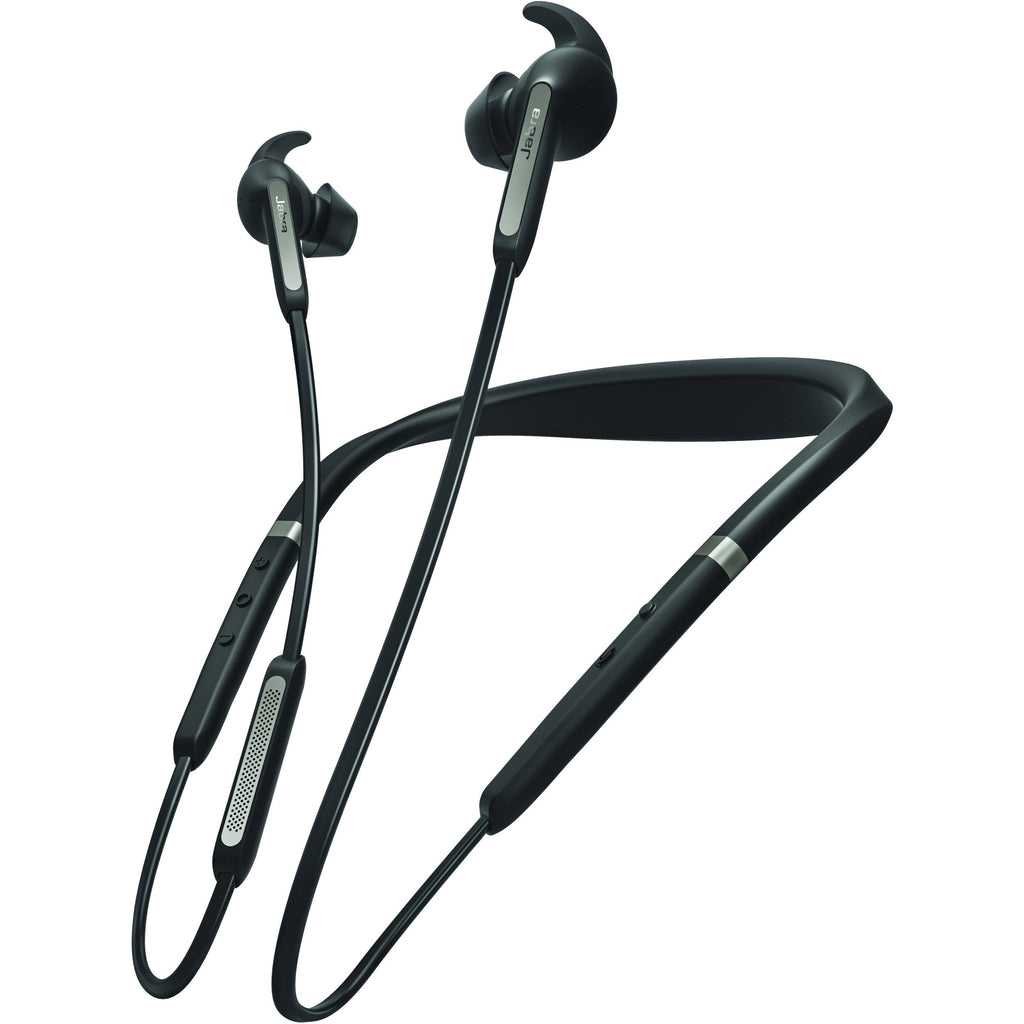 Titanium Black Bluetooth Wireless In-Ear Earphones with Mic Y2127