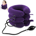 Adjustable Inflatable Neck Traction Device (Khaki Brown) A495