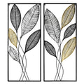 Metal Wall Decor Set of 2, 14" W x 35" H I13375