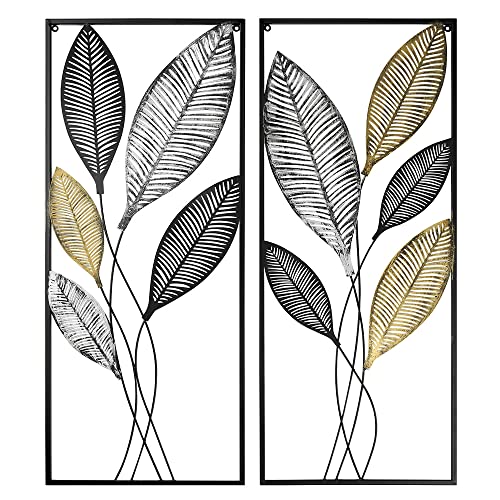 Metal Wall Decor Set of 2, 14" W x 35" H I13375