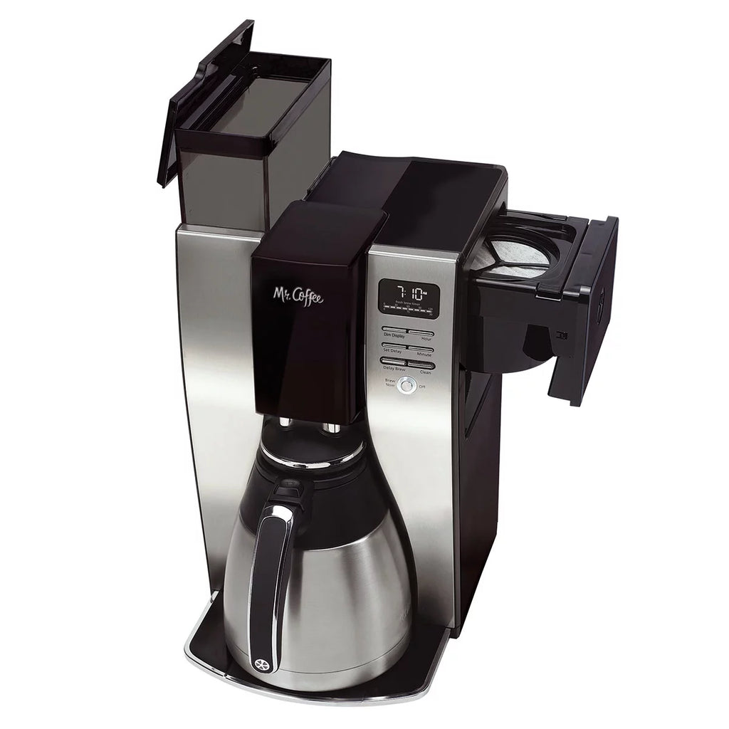 10-Cup Thermal Programmable Coffeemaker Black/Brushed Silver R2642
