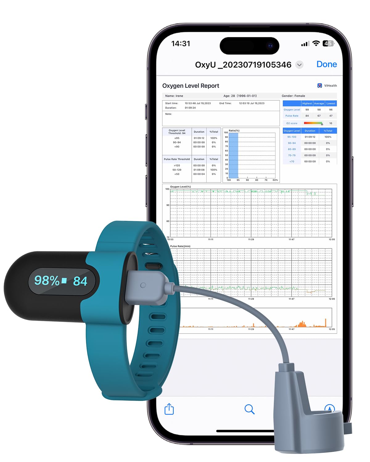 Oxygen Monitor Pulse Oximeter H147527