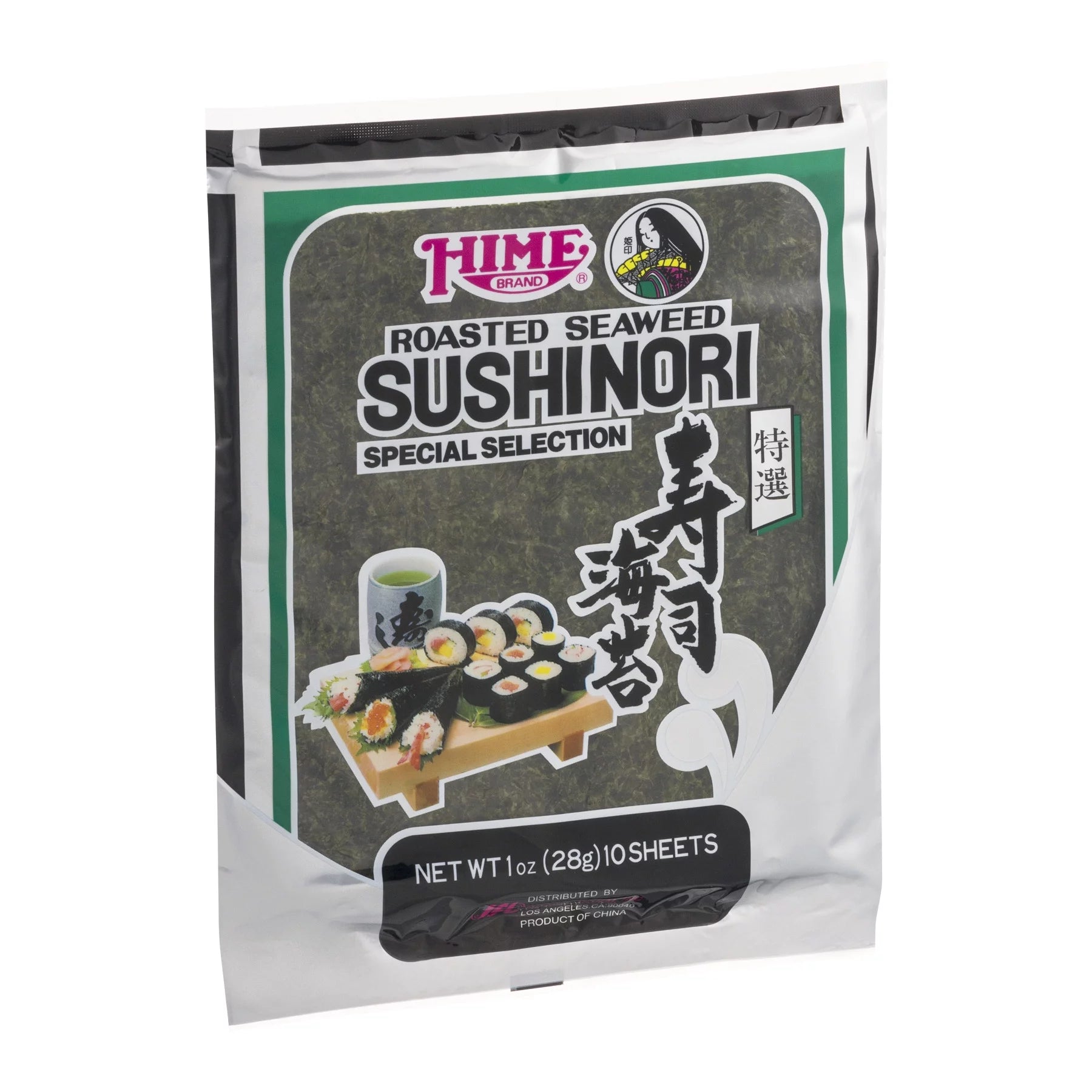 1 Ounce Roasted Seaweed Sushinori Wrap, 12 packs per case C493