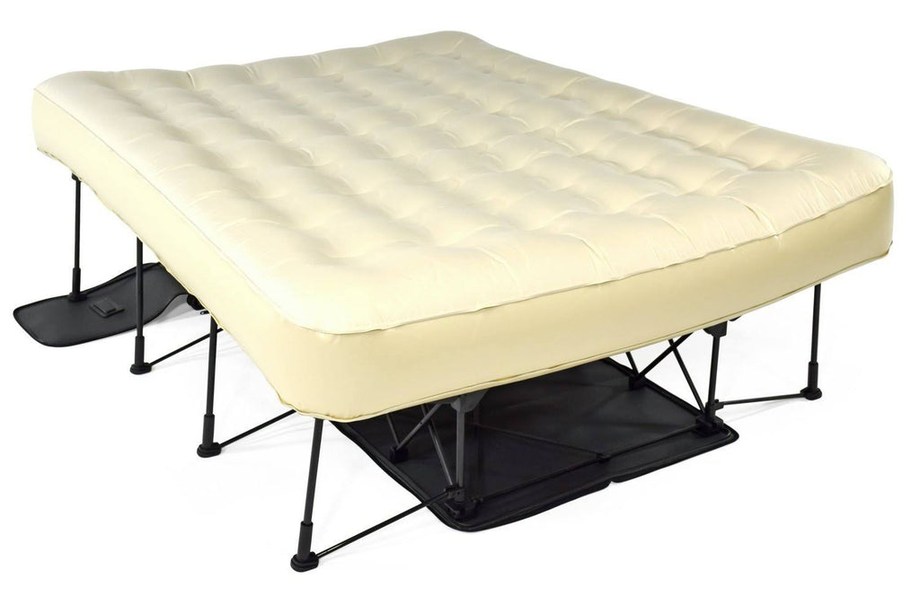 Queen Air Mattress with Frame and Rolling Case O22831
