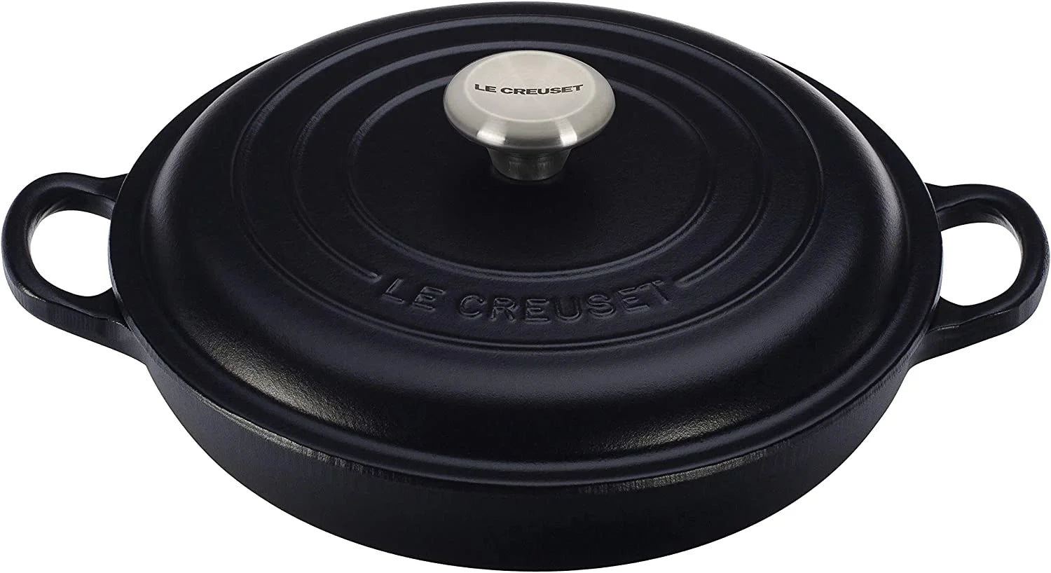 2.25 Quart Enameled Cast Iron Braiser with Stainless Steel Knob K936366