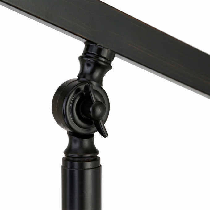 Blackened Bronze Floor Lamp with Pulley System S8576