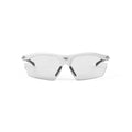 White Carbonium Frame ImpactX-2 Photochromic Clear to Black Lenses Eyewear H723782