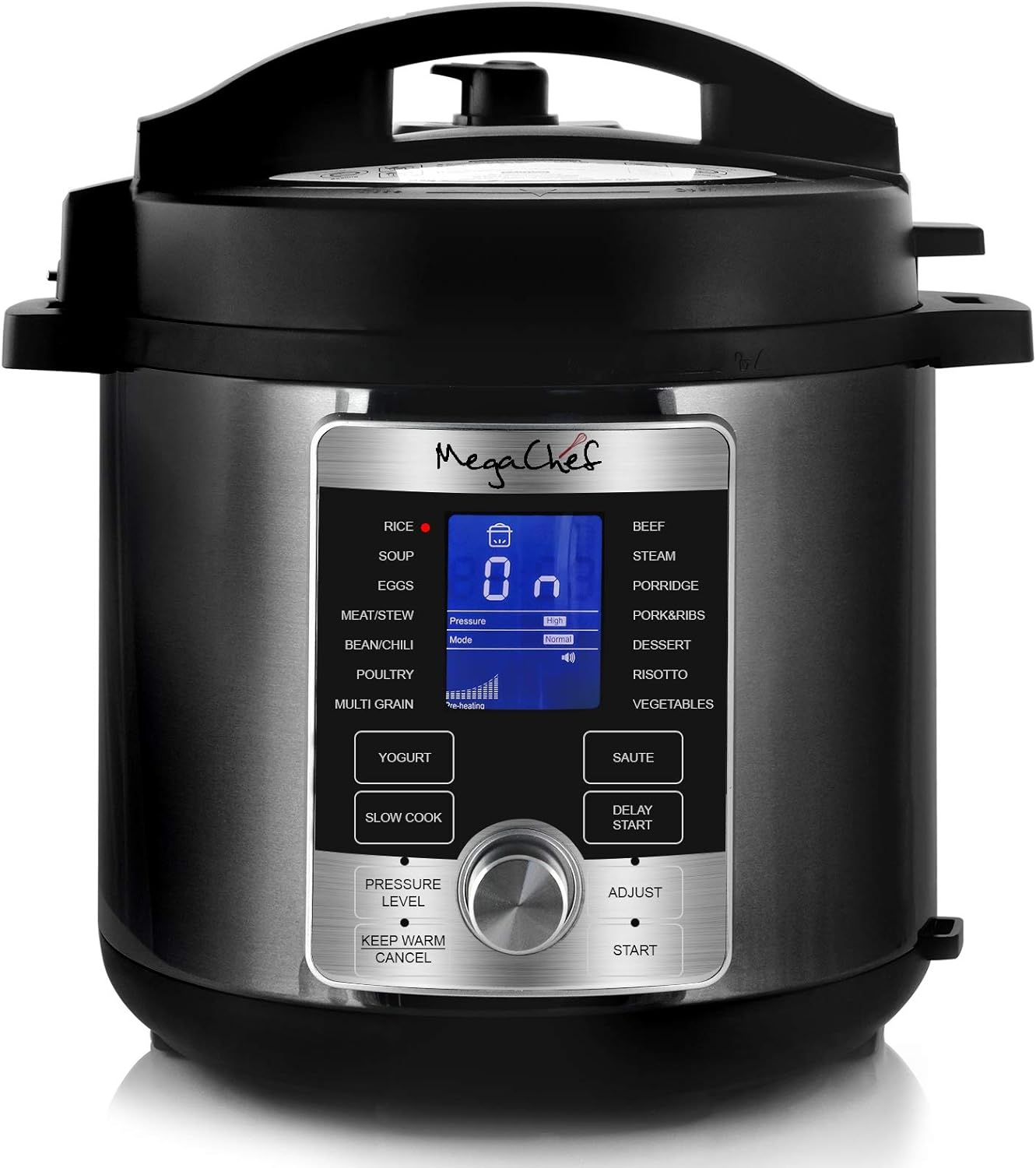 6 Quart Stainless Steel Electric Digital Pressure Cooker E703
