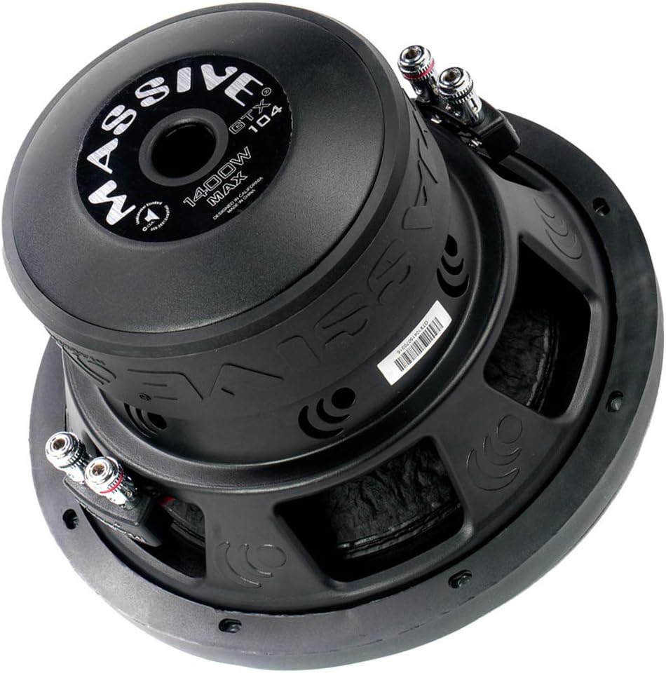 8 Inch 400 Watt RMS Dual 4 Ohm Car Audio Subwoofer H849
