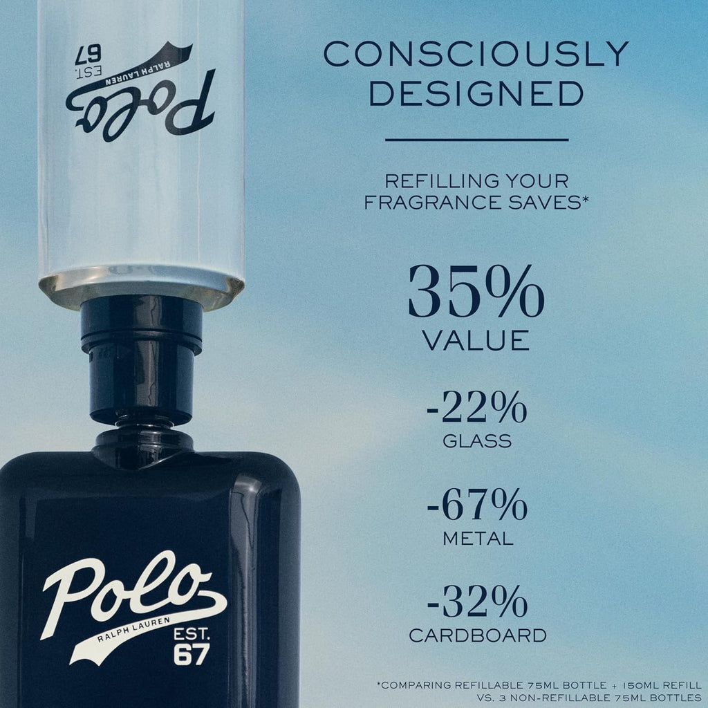 Woody & Solar Eau de Toilette Refill Bundle, 2.5 Fl Oz & 5.1 Fl Oz N5669