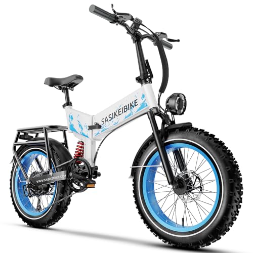 52v 20AH Full Suspension Electric Bike with 20"x 4.0 Fat Tire H909