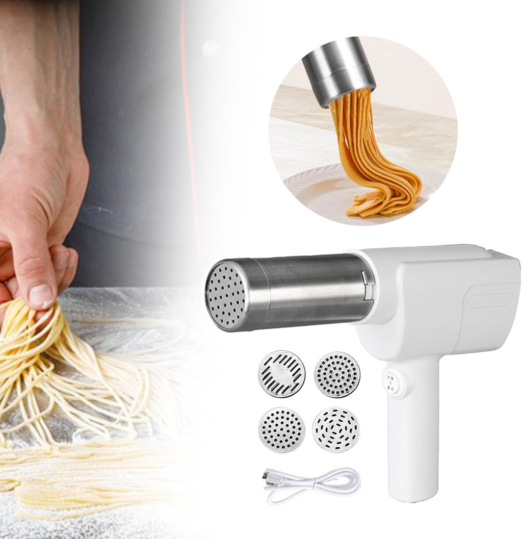 Handheld Electric Pasta Maker with 5 Heads H9963
