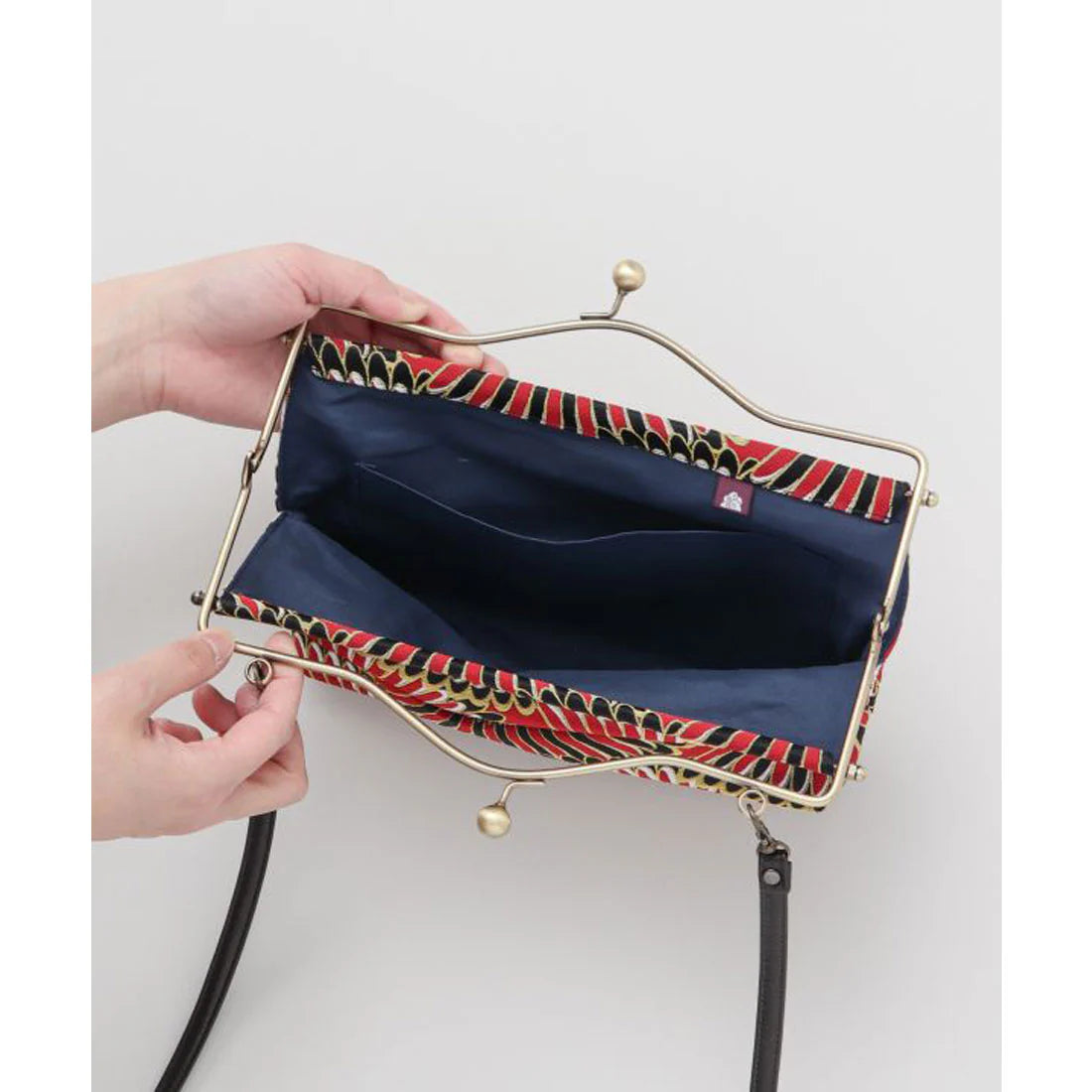 Red Kiss Lock Shoulder Bag Y4885