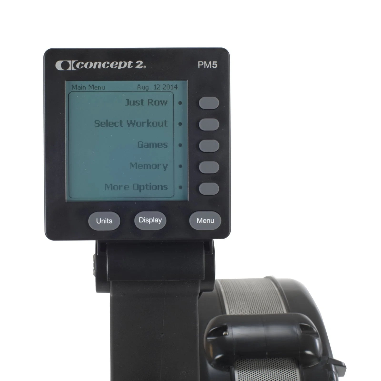 Black Indoor Rower with PM5 W788823