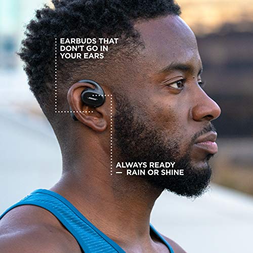 Black True Wireless Open Ear Headphones J138